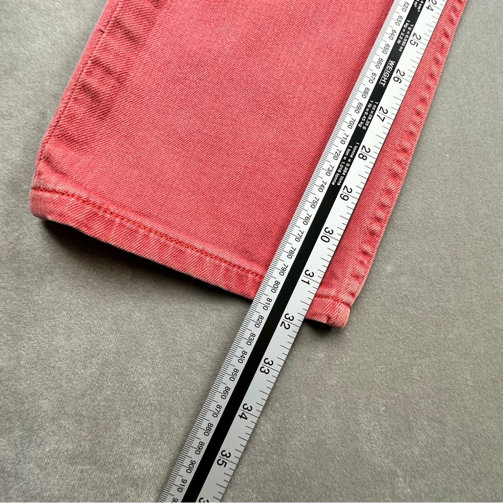 LEVIS 511 Jeans Slim Straight Light Red Dusty Rose MENS Size 34x32 - Picture 14 of 16